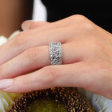White Diamond Wedding Band