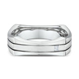 Bolt Shape Wedding Band