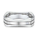 Bolt Shape Wedding Band
