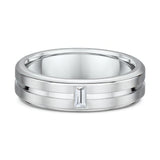 Straight Baguette Wedding Band