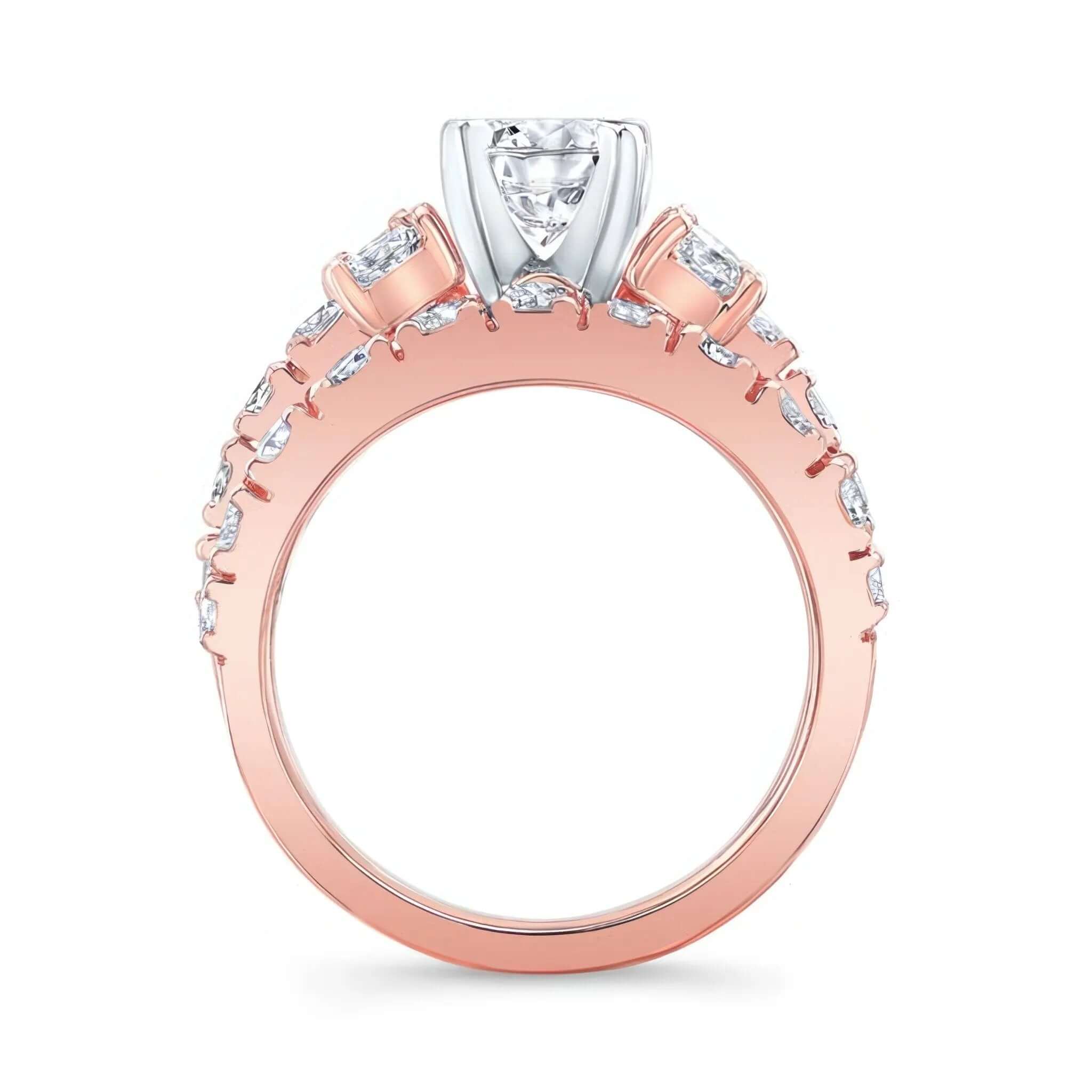 Unique Diamond Bridal Set
