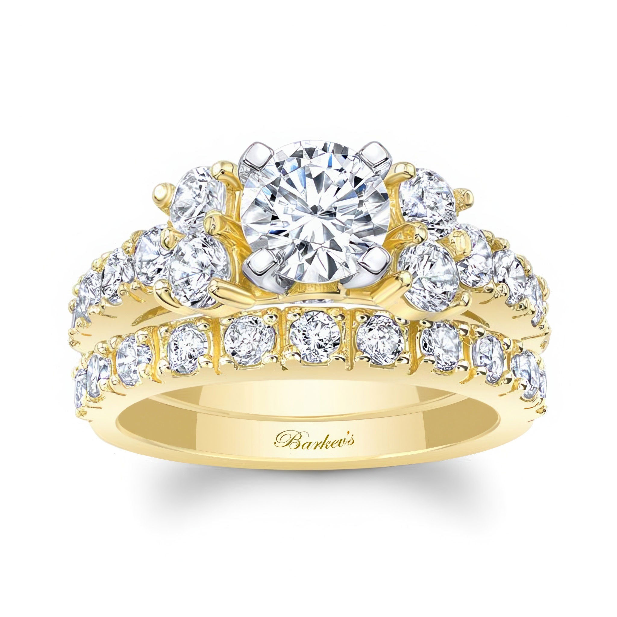 Unique Lab Diamond Bridal Set