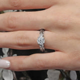 1 Carat 3 Stone Diamond Ring
