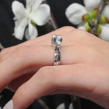 1 Carat 3 Stone Diamond Ring