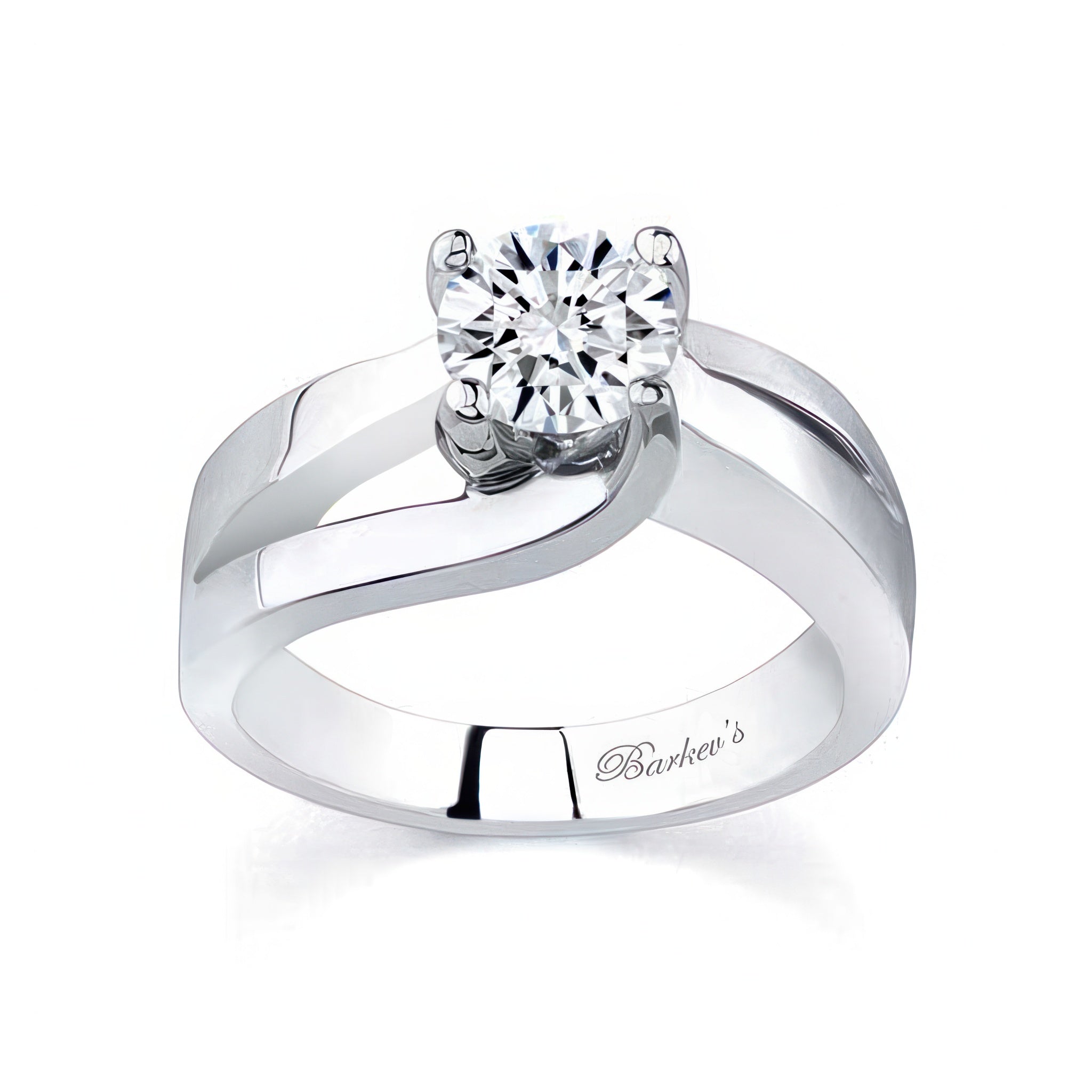 1 Carat Split Shank Solitaire Ring
