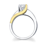 1 Carat Split Shank Solitaire Ring