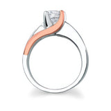 1 Carat Split Shank Solitaire Ring