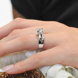 1 Carat Split Shank Solitaire Ring