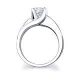 1 Carat Split Shank Solitaire Ring