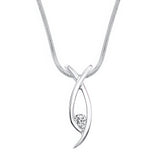 White Gold Diamond Necklace 6846N