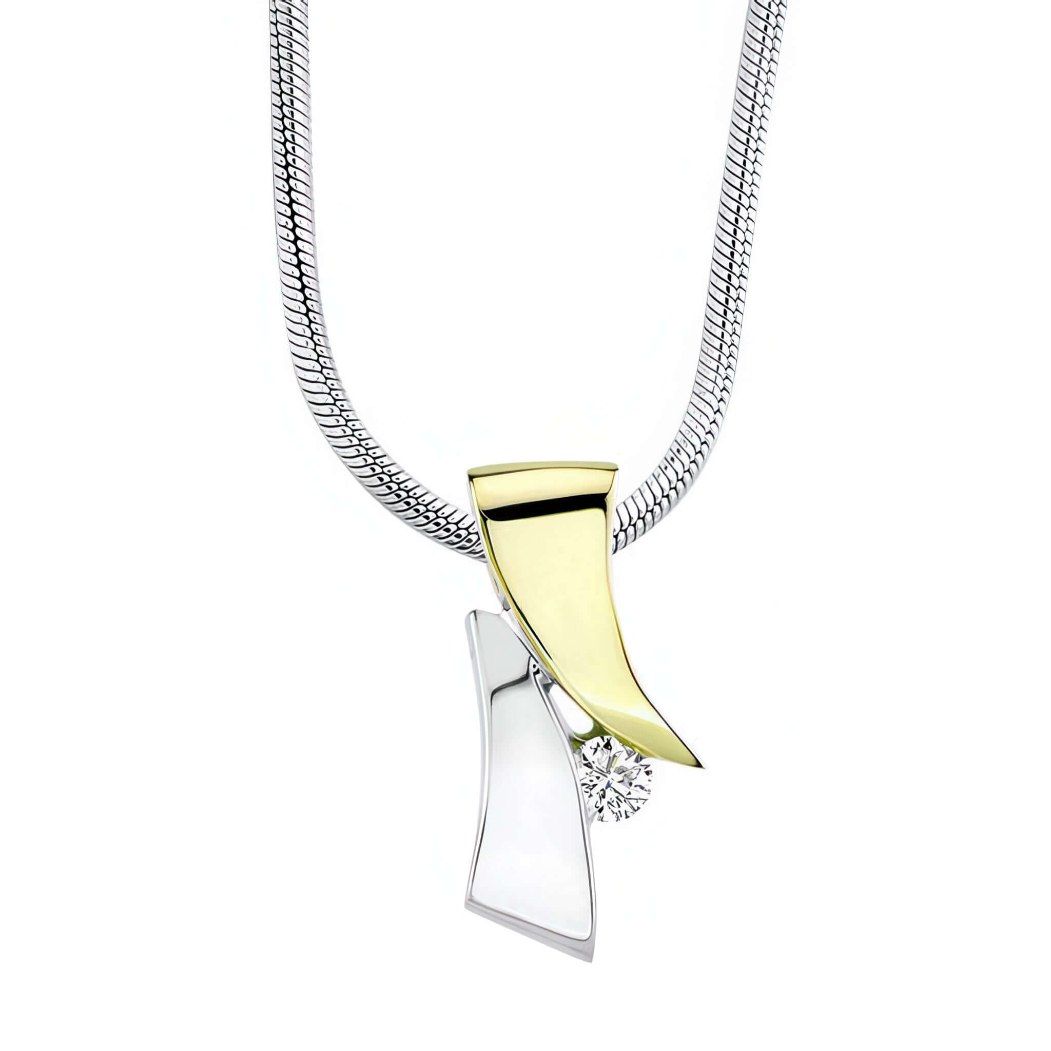 White Gold Diamond Necklace 6853N