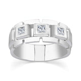 Mens Open Link Wedding Band