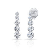 0.8 Carat Linear Lab Grown Diamond Earrings