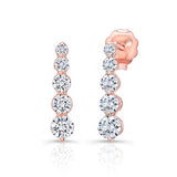 0.8 Carat Linear Lab Grown Diamond Earrings