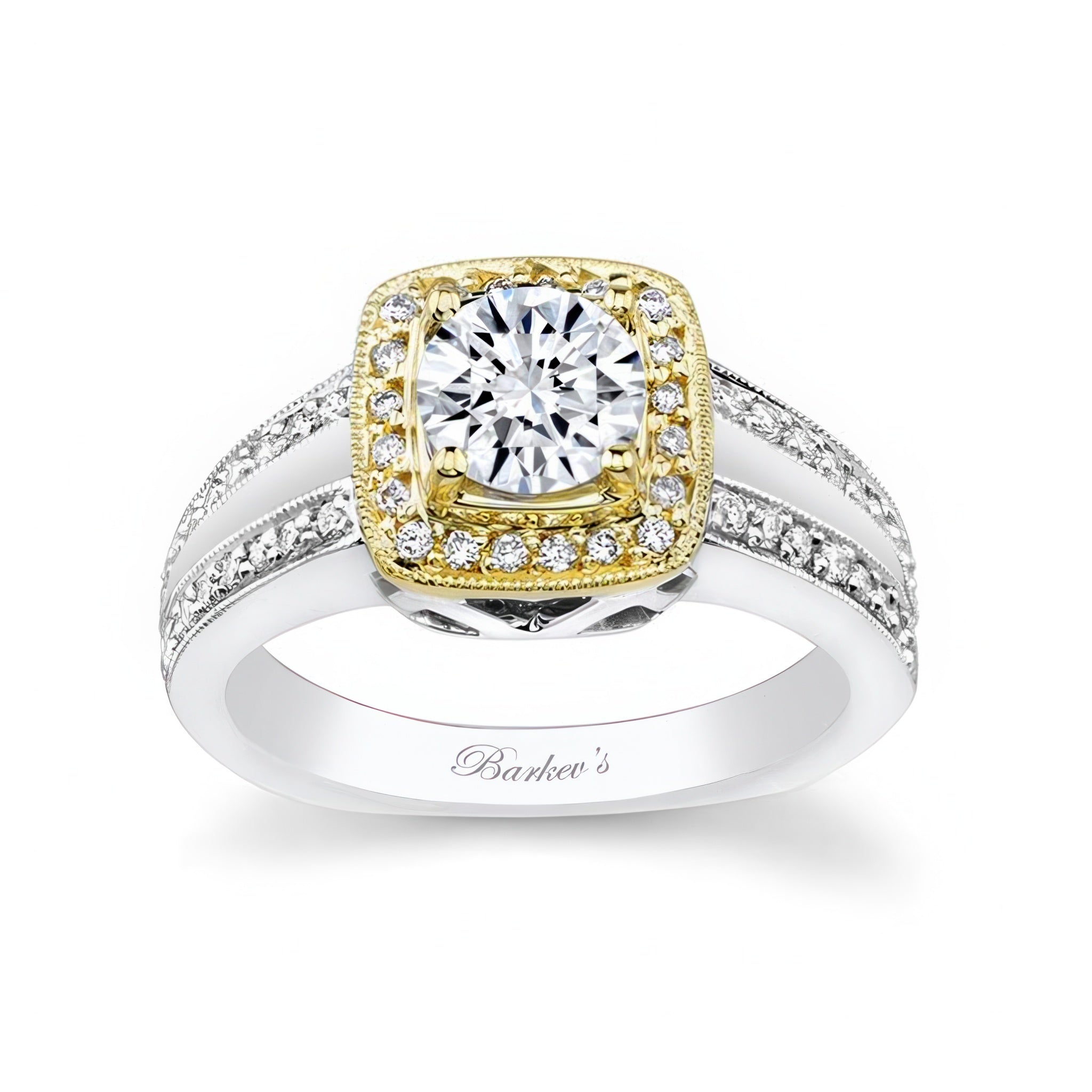 Antique Moissanite Engagement Ring