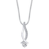 White Gold Diamond Necklace 6983N