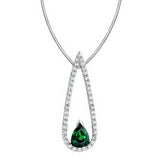 Tsavorite & Diamond Necklace 6994N