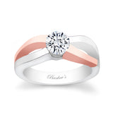 Channel Set 1 Ct Diamond Solitaire Ring