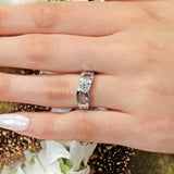 Channel Set 1 Ct Diamond Solitaire Ring