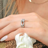 Channel Set 1 Ct Diamond Solitaire Ring