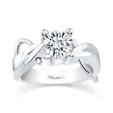 Wire Trim Solitaire Ring