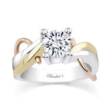 Wire Trim Solitaire Ring