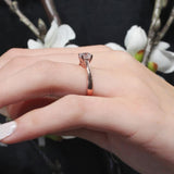 Round Moissanite Solitaire Ring