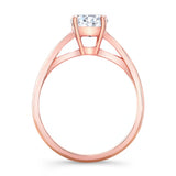 Round Moissanite Solitaire Ring