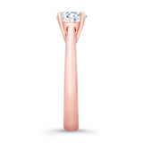 Round Moissanite Solitaire Ring