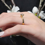 Round Moissanite Solitaire Ring