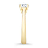 Round Moissanite Solitaire Ring