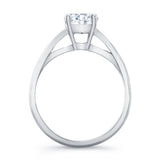 Round Moissanite Solitaire Ring