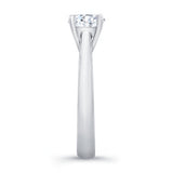 Round Moissanite Solitaire Ring