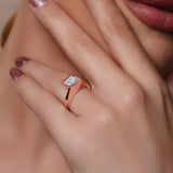 1.5 Carat Princess Cut Diamond Solitaire Ring