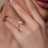 1.5 Carat Princess Cut Diamond Solitaire Ring