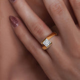 1.5 Carat Princess Cut Diamond Solitaire Ring