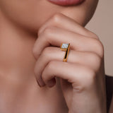 1.5 Carat Princess Cut Diamond Solitaire Ring