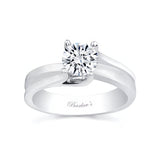 Split Shank Round Solitaire Engagement Ring