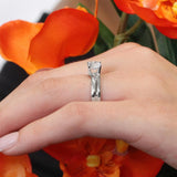 Split Shank Round Solitaire Engagement Ring