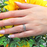 Vintage Lab Diamond Ring Set