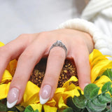 Vintage Lab Diamond Ring Set