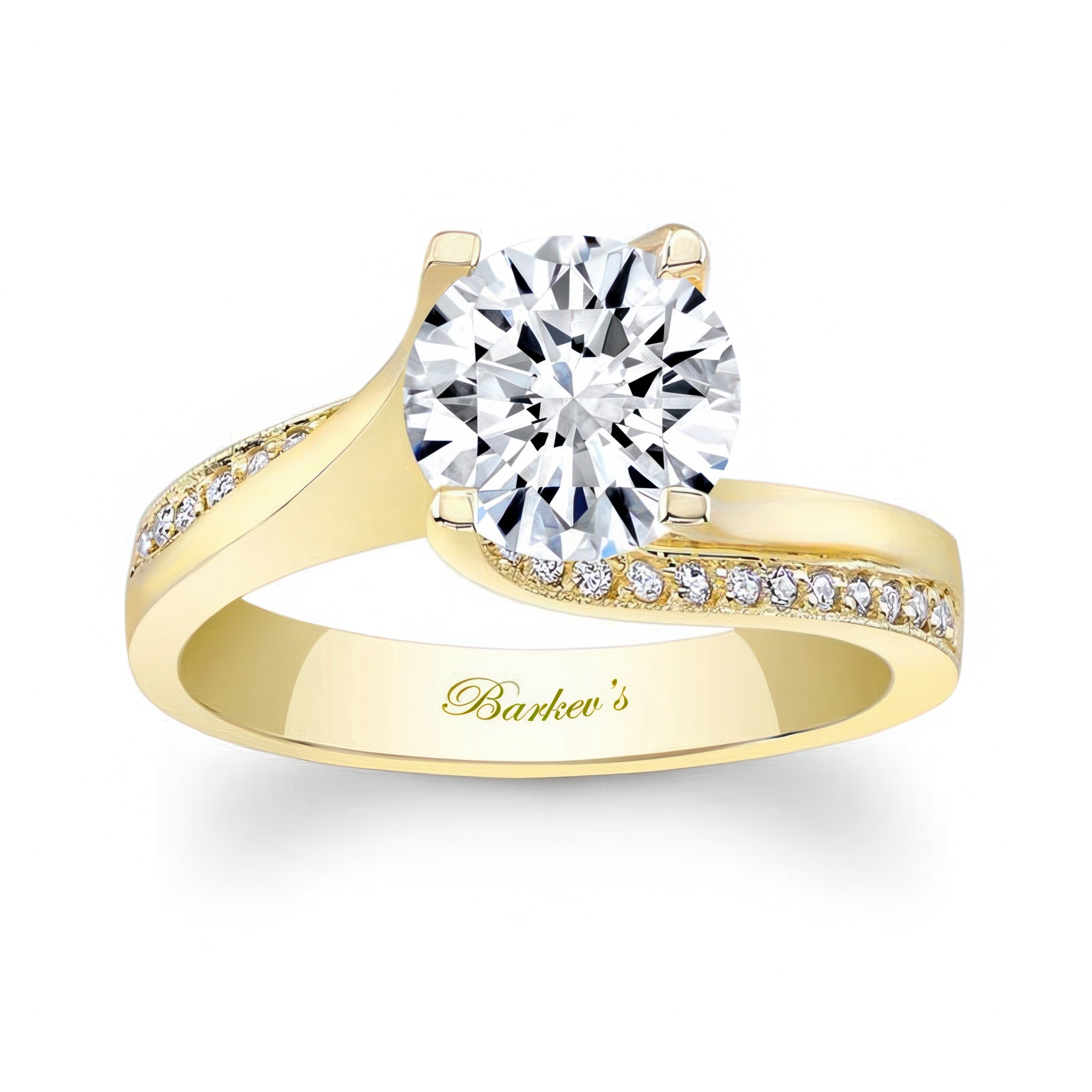 2 Carat Round Cut Lab Grown Diamond Ring