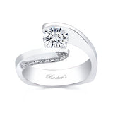 Lab Diamond Pave Engagement Ring