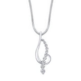 White Gold Diamond Necklace 7337N