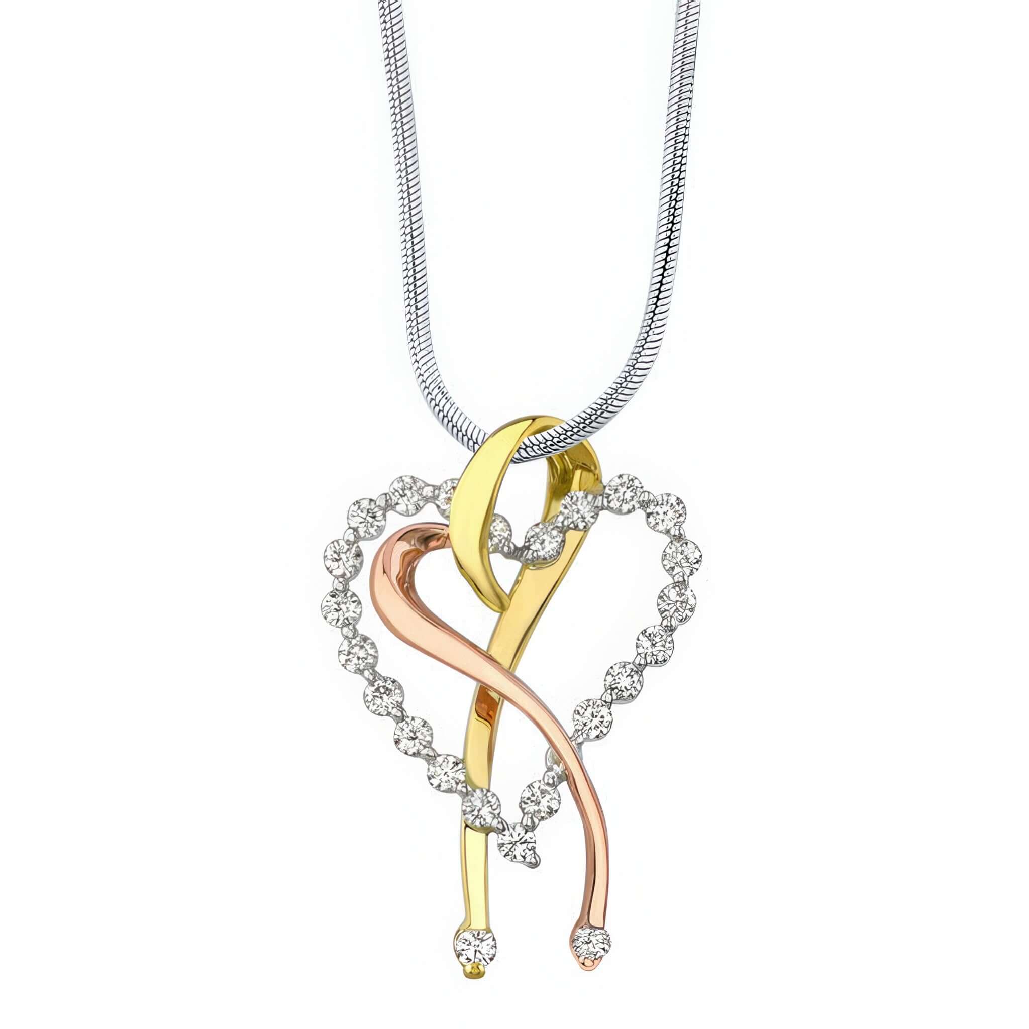 Diamond Heart Necklace 7363N