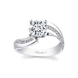 Curved Shank Engagement Ring