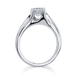 Split Shank Solitaire Engagement Ring