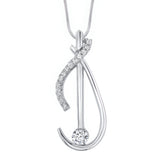 White Gold Diamond Necklace 7432N