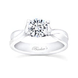Overlapping Solitaire Engagement Ring