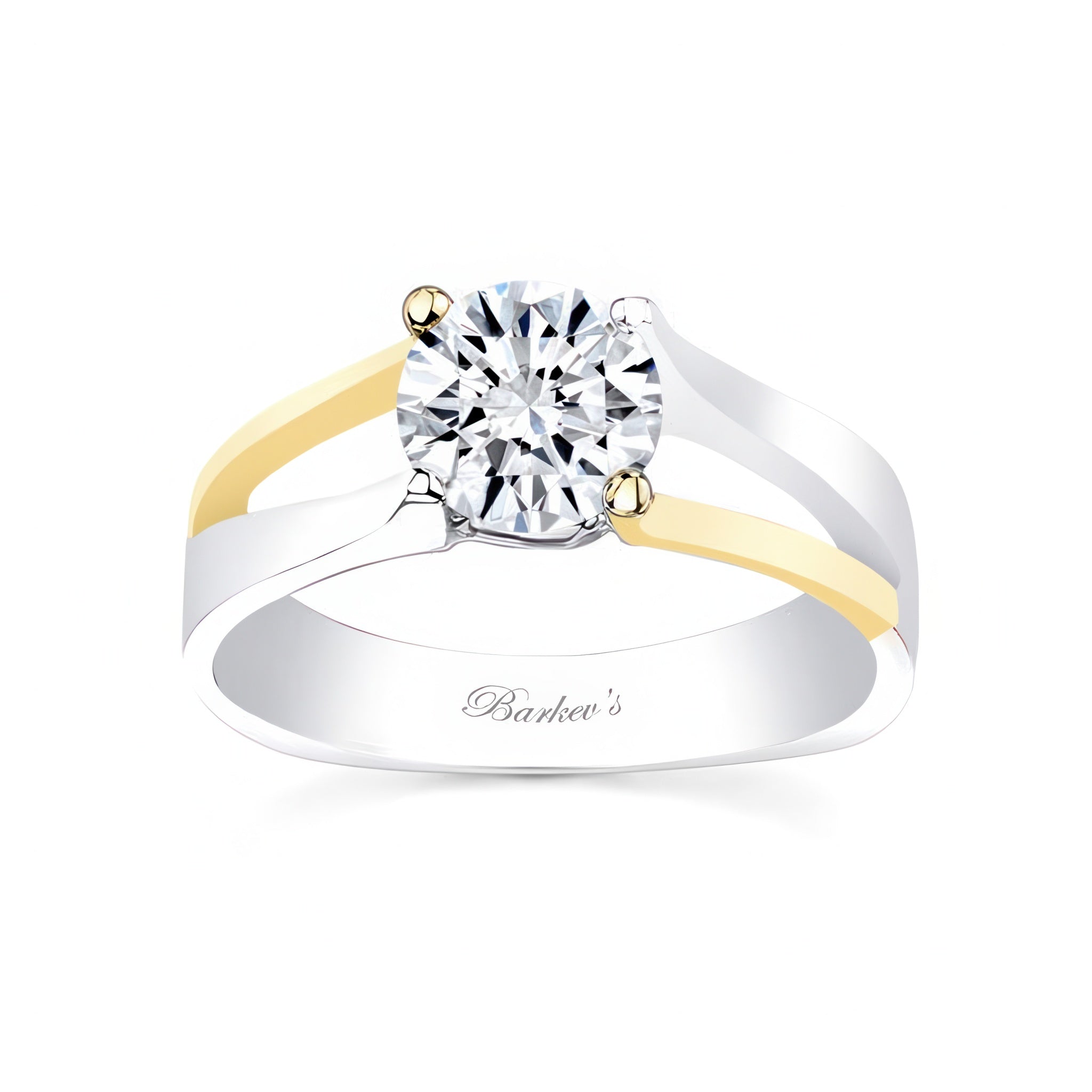 Split Shank Solitaire 1 Carat Lab Diamond Ring
